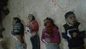 Syrian barrel bomb's little victims